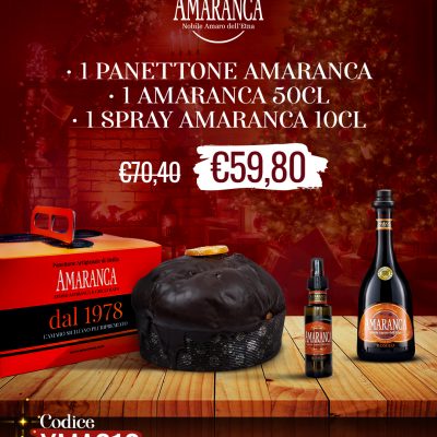 1 PANETTONE + 1 AMARANCA CL 50 + 1 SPRAY CL 10